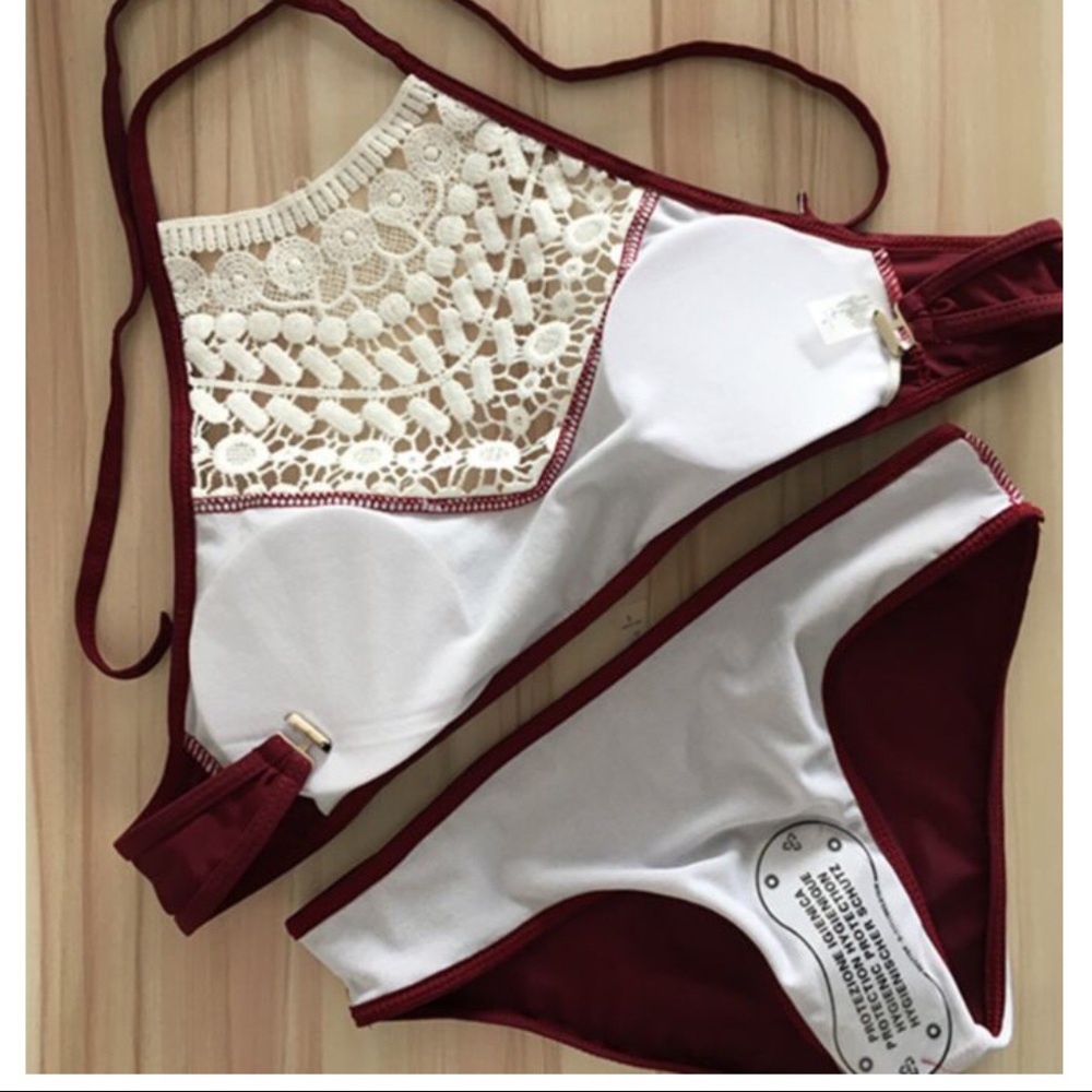 Lace Up Padded Little Bikini - Picture 3 of 4